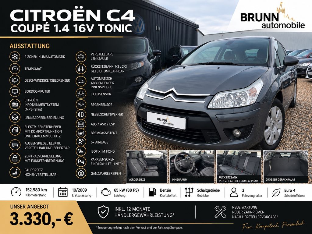 Bild des Angebotes Citroën C4 1.4 16V Tonic *neuer Zahnriemen*