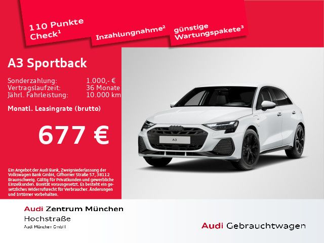 Audi A3 Sportback TFSI e S line e 150 kW S tronic