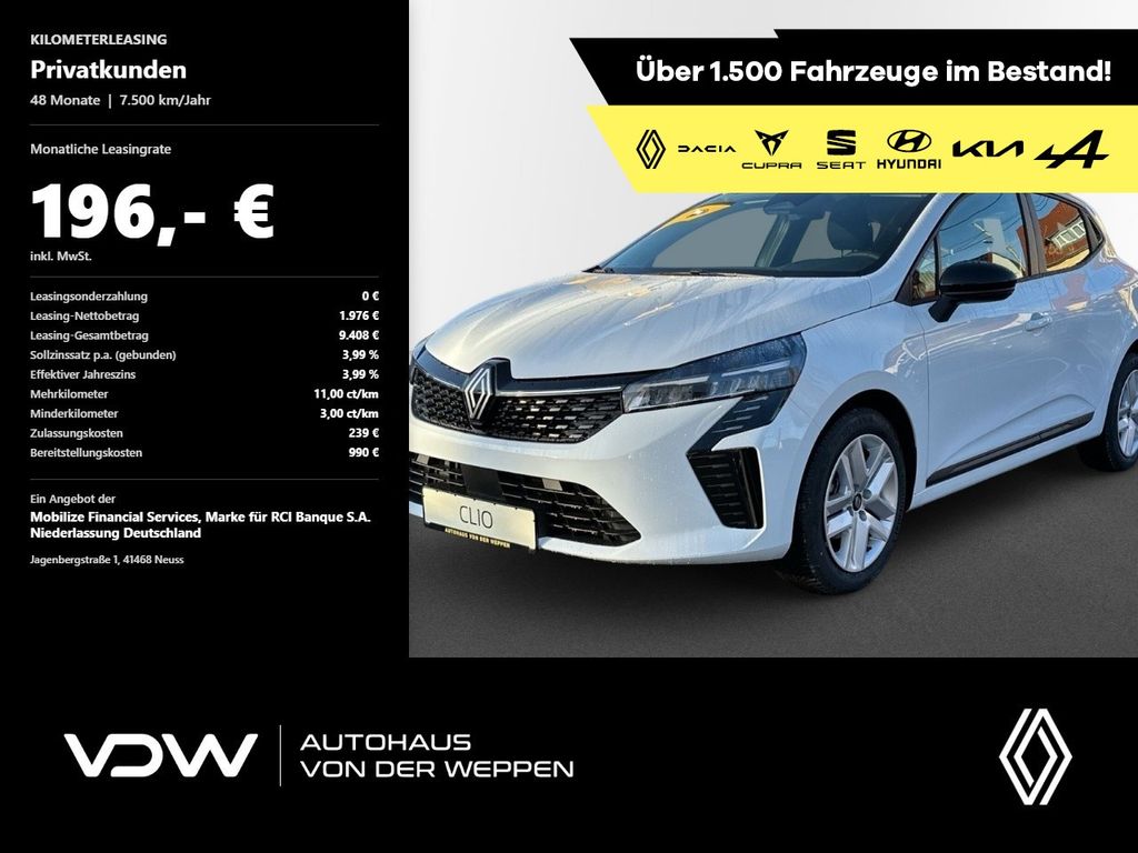 Bild des Angebotes Renault Clio V Evolution SCe 65 Klima Einparkhilfe