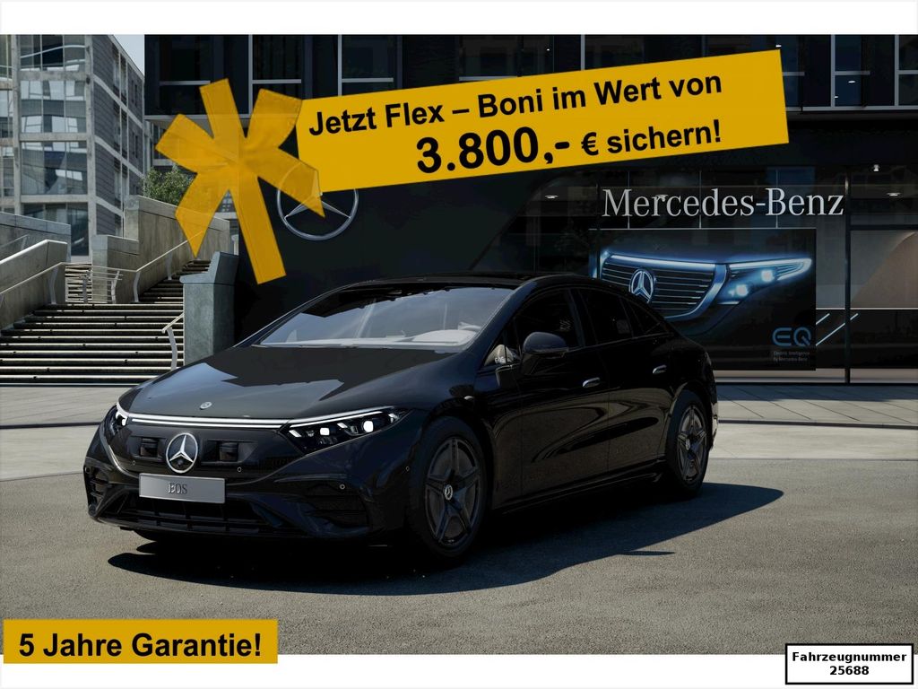 Bild des Angebotes Mercedes-Benz EQS 450 4M AMG Line 2x Night*Hyperscreen*HA Lenk