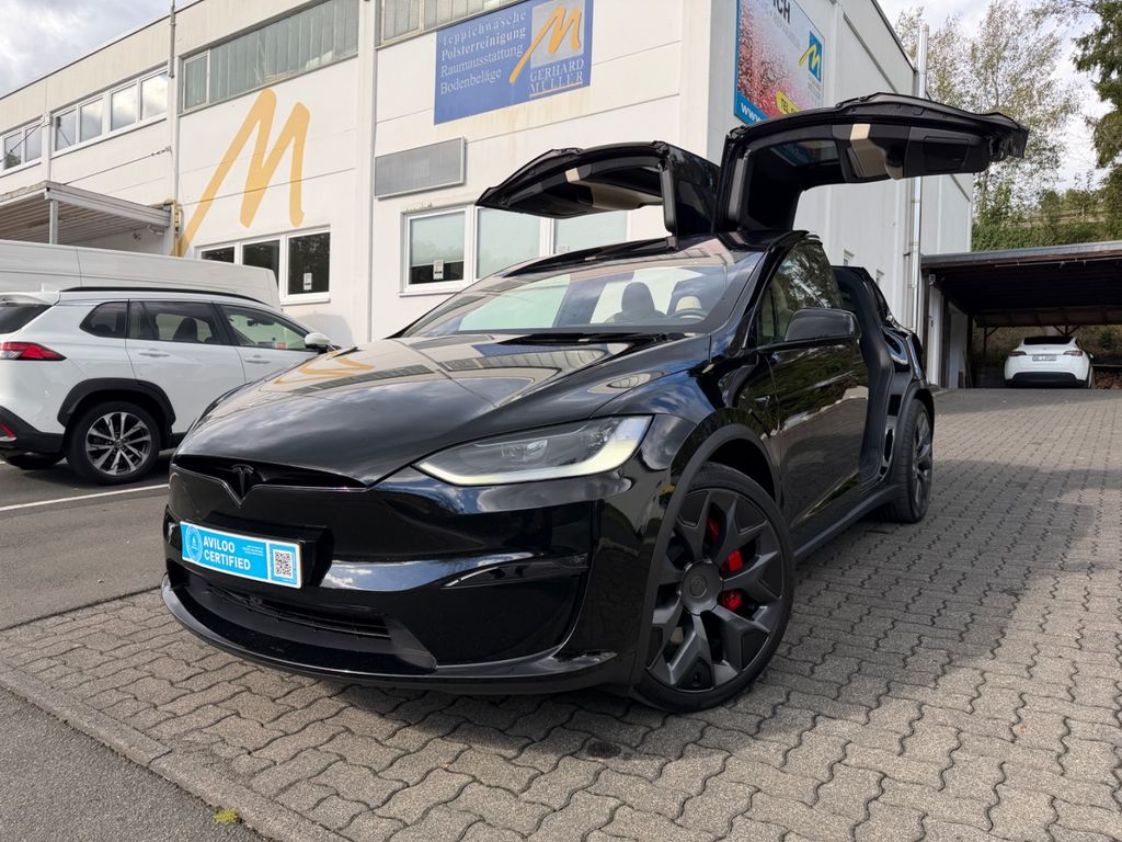Tesla Model X Plaid*HW4*6 Sitzer*22 Zoll*Creme Innen*