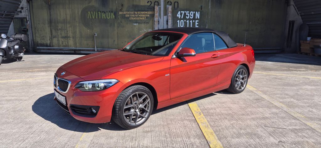 Bild des Angebotes BMW 218 2 Cabrio 218 d Sport Line, AHK, HarmanKardon