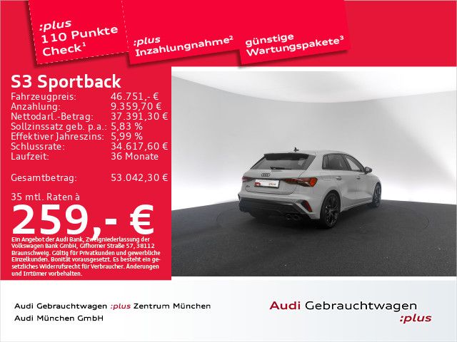 Bild des Angebotes Audi S3 Sportback TFSI S tronic Pano/Matrix/Kamera