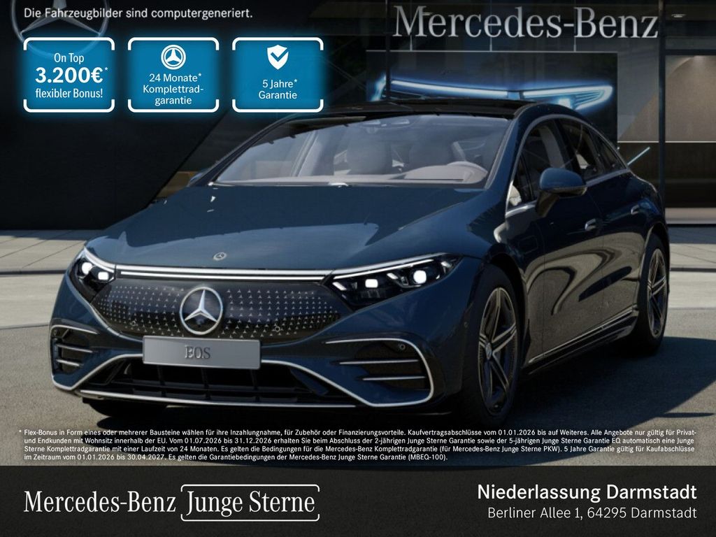 Bild des Angebotes Mercedes-Benz EQS 500 4M AMG/Pano/HAL/Hyper/DigiLig/360°