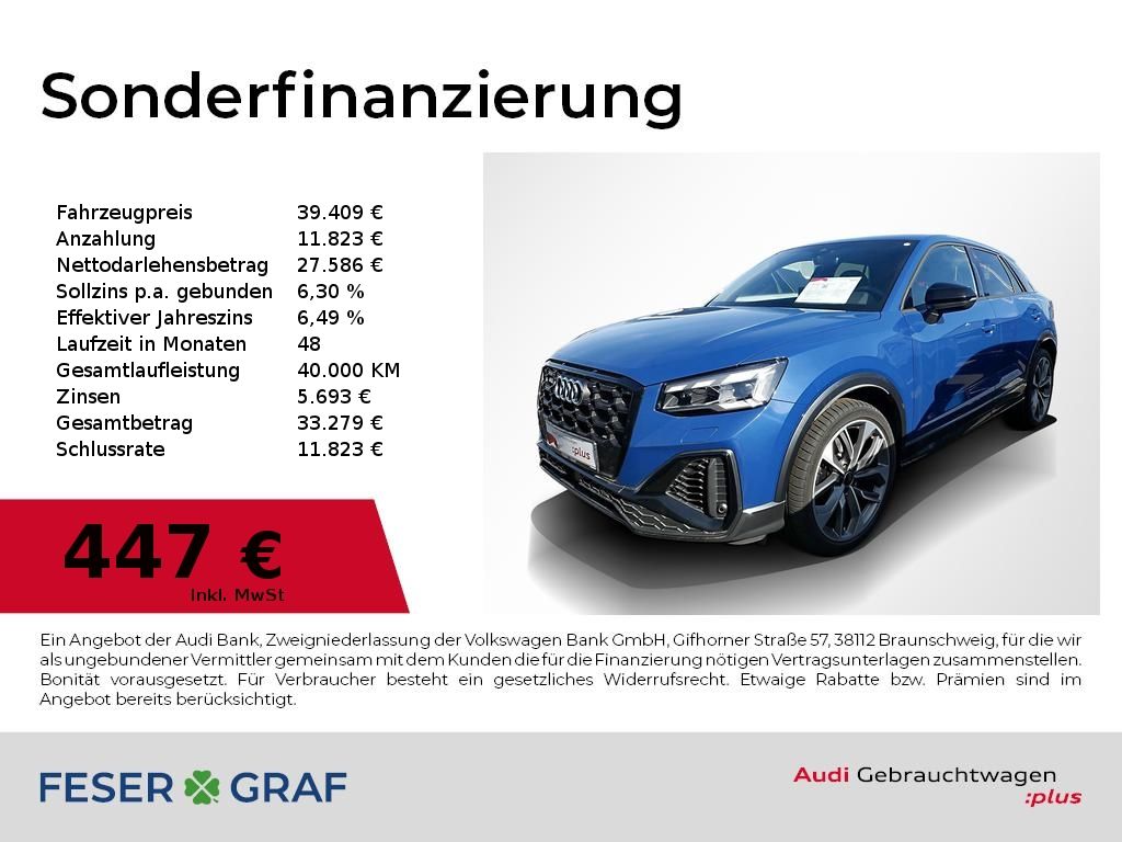 Bild des Angebotes Audi SQ2 Matrix/Navi/Leder/AHK/R-Kamera/SONOS/19 Zoll