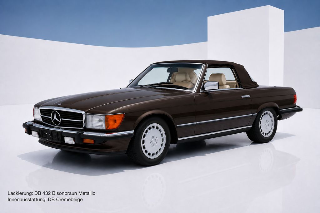 Mercedes-Benz R107 SL 560 Bestellfahrzeug frame-off