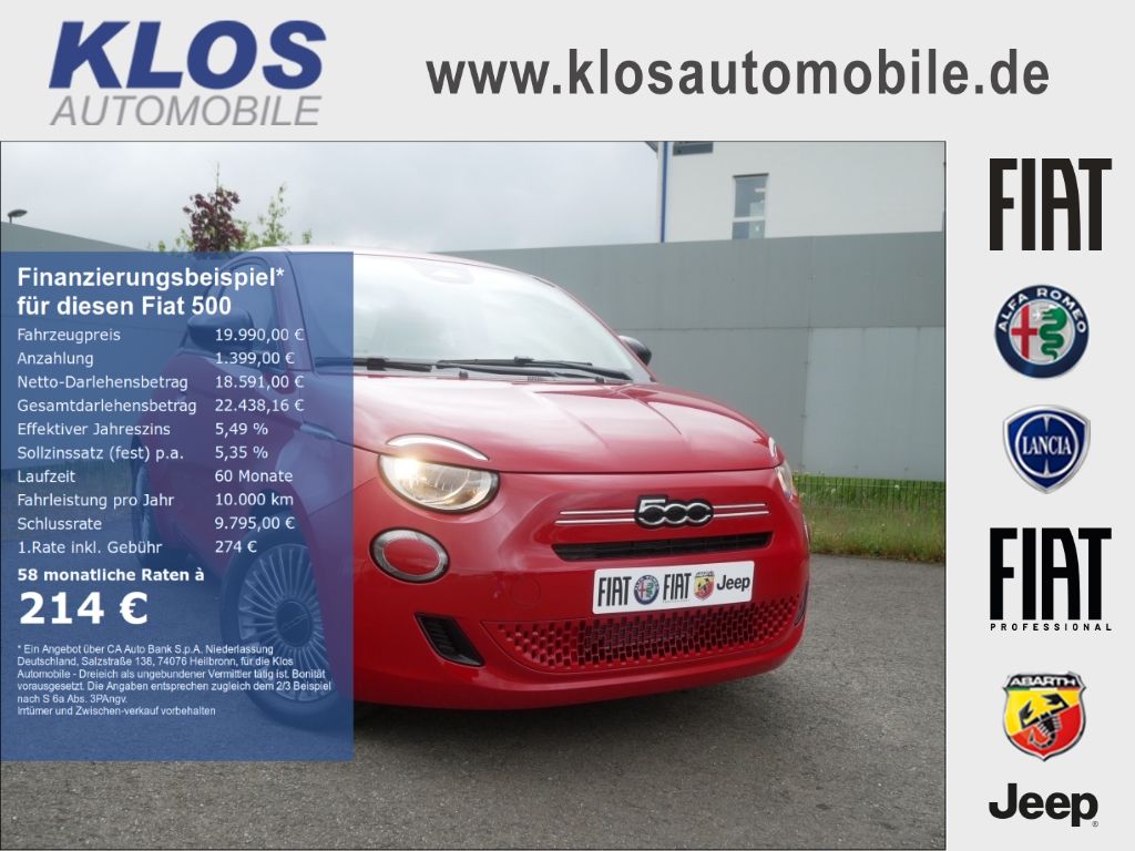 Bild des Angebotes Fiat 500 HYBRID ICON 1.0 65 PS MT6 KOMFORT KAMERA SHZ