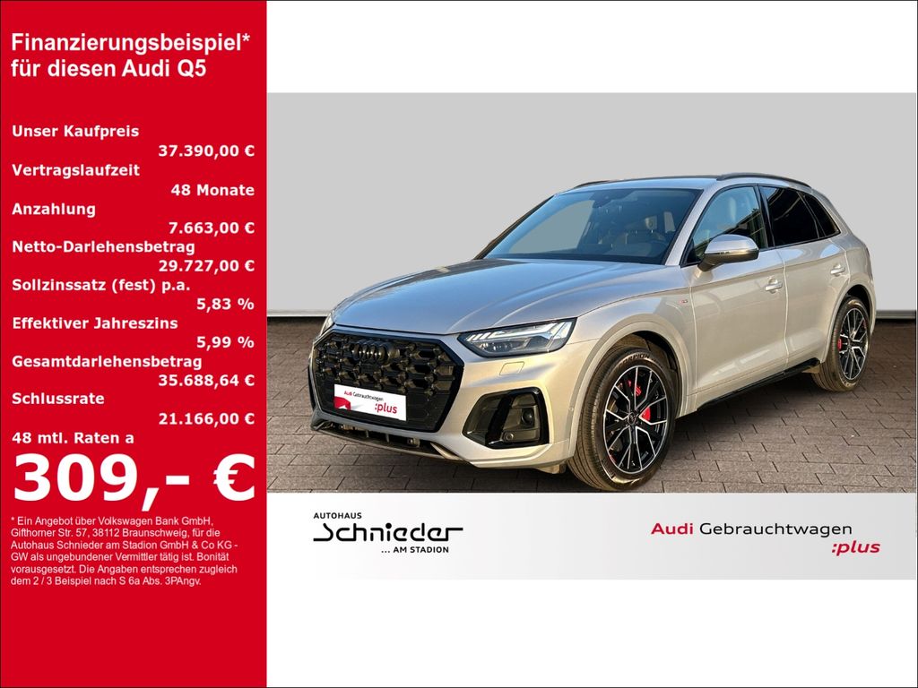 Bild des Angebotes Audi Q5 50 TDI S-Line+NAVI+LEDER+VIRTUAL+B&O+KAMERA
