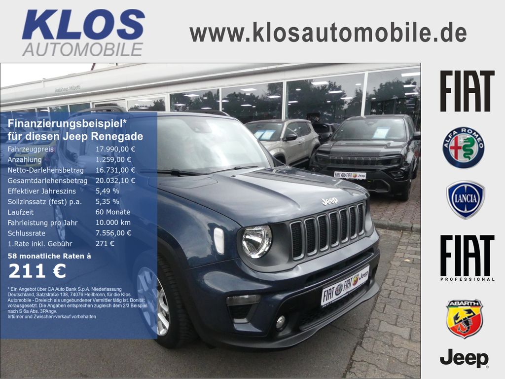 Bild des Angebotes Jeep Renegade LIMITED 1.0 T-GDI PANO KLIMA PDC WINTER