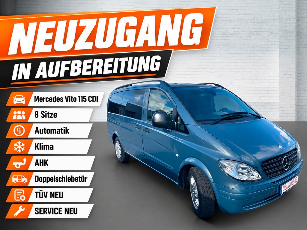 Bild des Angebotes Mercedes-Benz Vito 115 CDI lang, Autom,8S,2H,AHK,PDC,Klima,TÜV