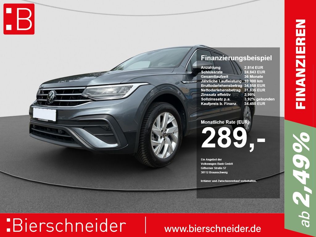 Bild des Angebotes Volkswagen Tiguan Allspace 2.0 TDI DSG Life AHK KAMERA LED