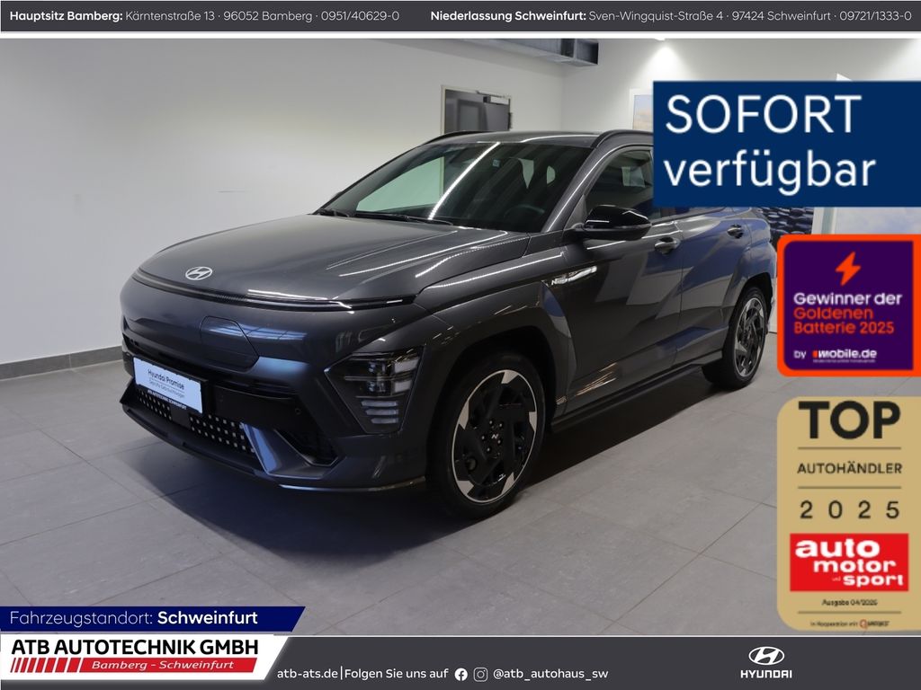 Bild des Angebotes Hyundai KONA Elektro 65,4kWh N Line 99,4% SOH Navi LED A