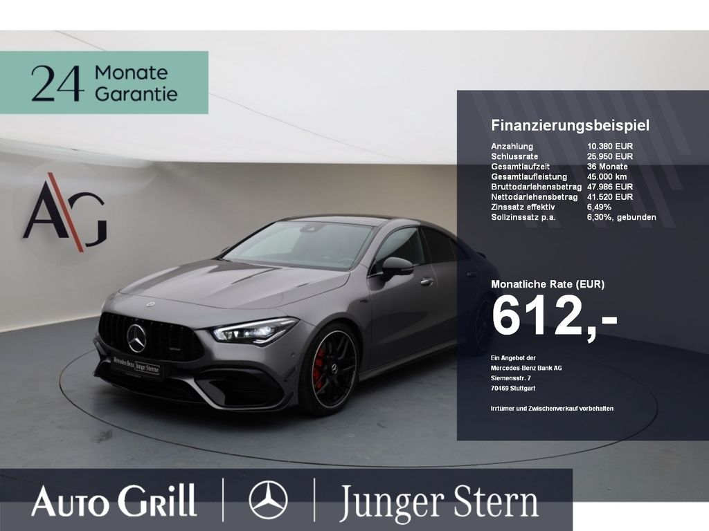 Bild des Angebotes Mercedes-Benz CLA 45 S AMG 4M Aero PerfSitz+AGA+Lenk Burm Pano