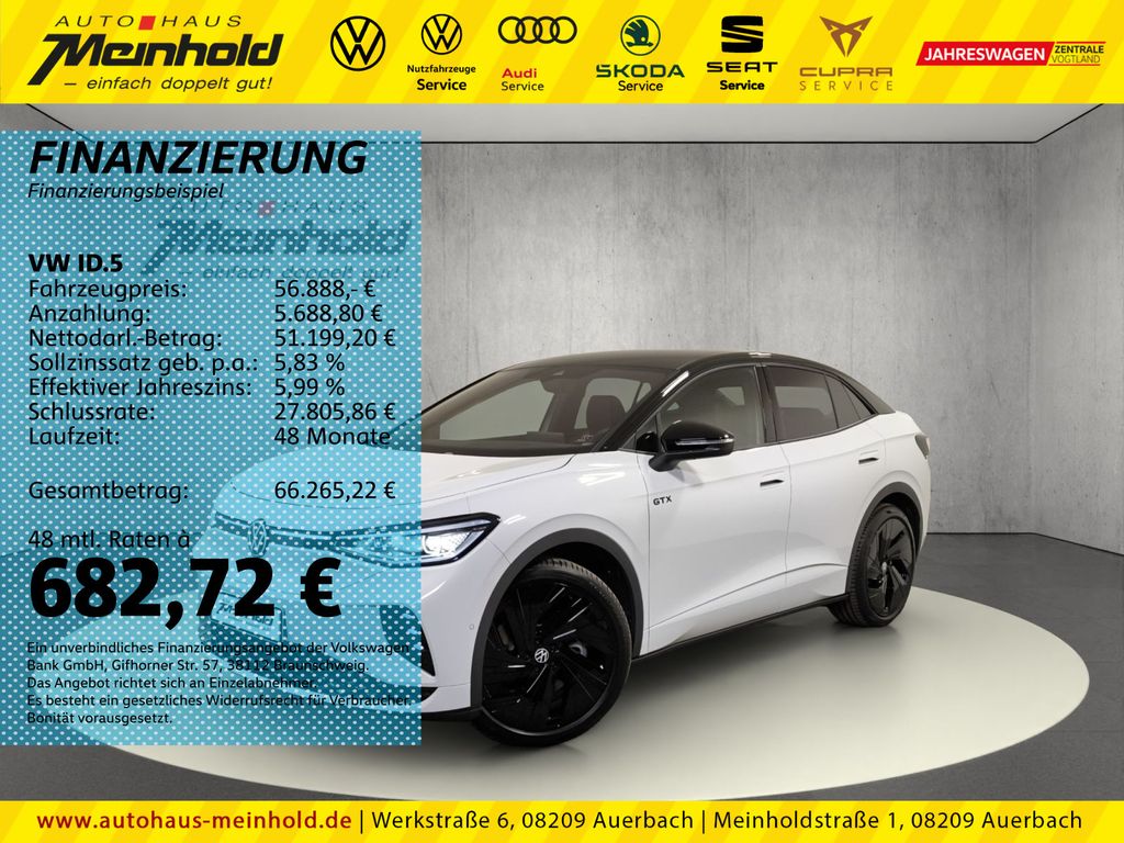 Bild des Angebotes Volkswagen ID.5 GTX, Dach, Harman, AHK, DCC, Navi, Alu 21"