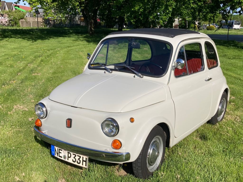 Fiat 500 F Oldtimer aus 1972 mit TÜV + H-Kennzeichen