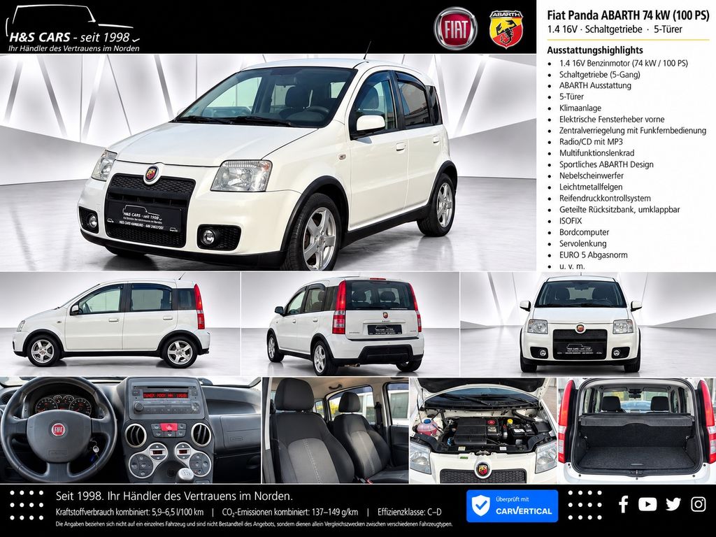 Abarth Panda 1.4 16V 100HP ABARTH ZAHNRIEMEN NEU TÜV