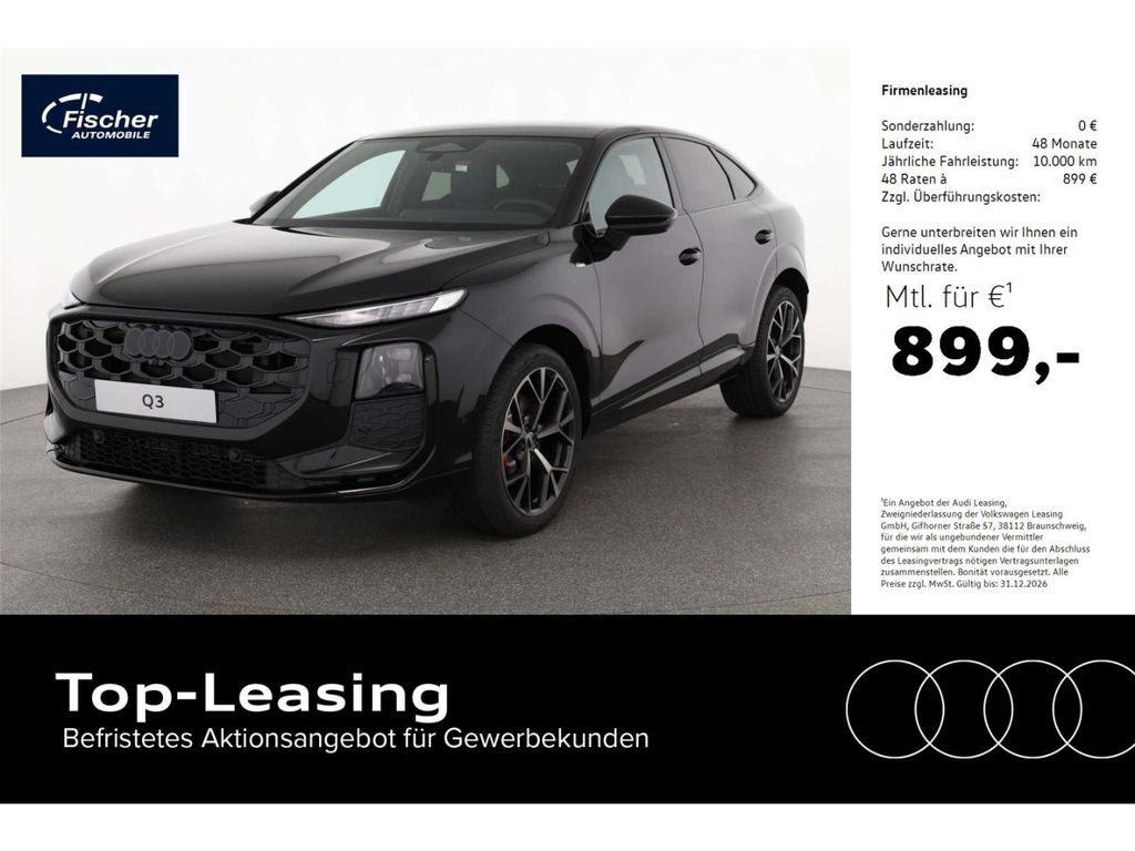 Bild des Angebotes Audi Q3 Sportback TFSI quattro S line LP: 81.257,Head