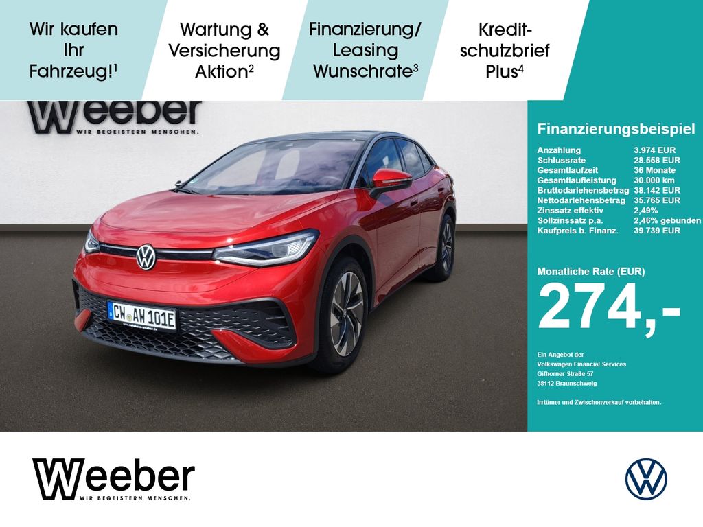 Bild des Angebotes Volkswagen ID.5 Pro *4J GAR*WÄRMEPUMPE*360° CAM*CCS*MATRIX*