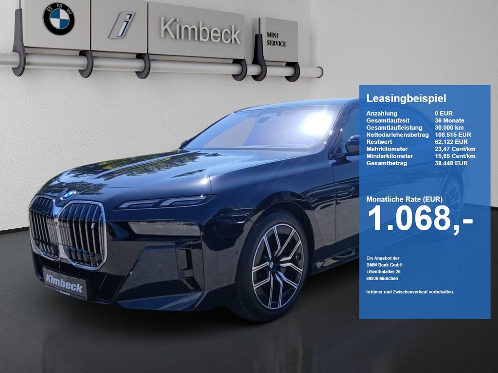 Bild des Angebotes BMW i7 xDrive60 Limousine Executive Lounge Massag B&