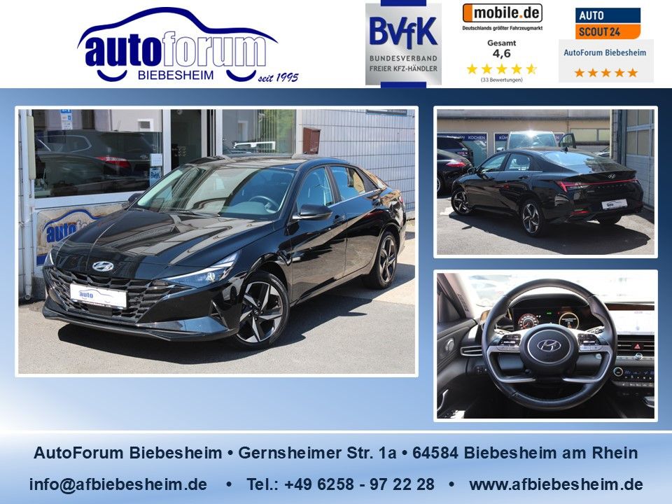 Bild des Angebotes Hyundai Elantra 1.6 LED*Schiebedach*Sitzhzg*BOSE*Kamera