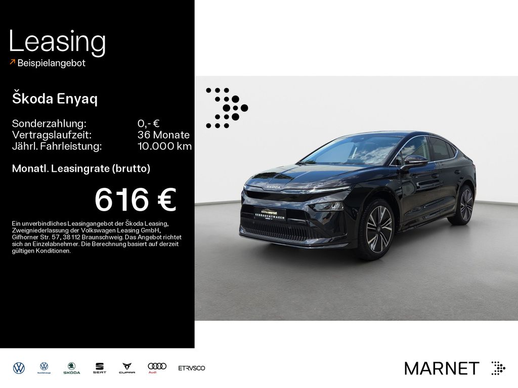 Bild des Angebotes Skoda Enyaq Coupe 85 Loft* Navi*AHK*Wärmep.*Pano*LED*E