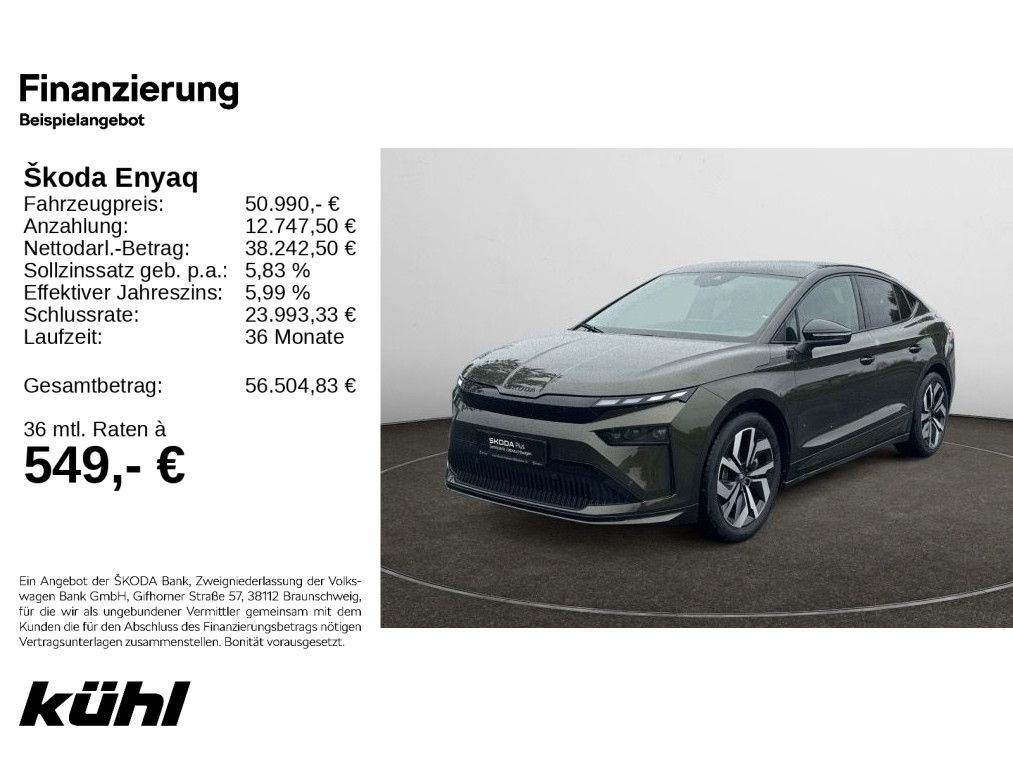 Bild des Angebotes Skoda Enyaq Coupé 85x Sportline