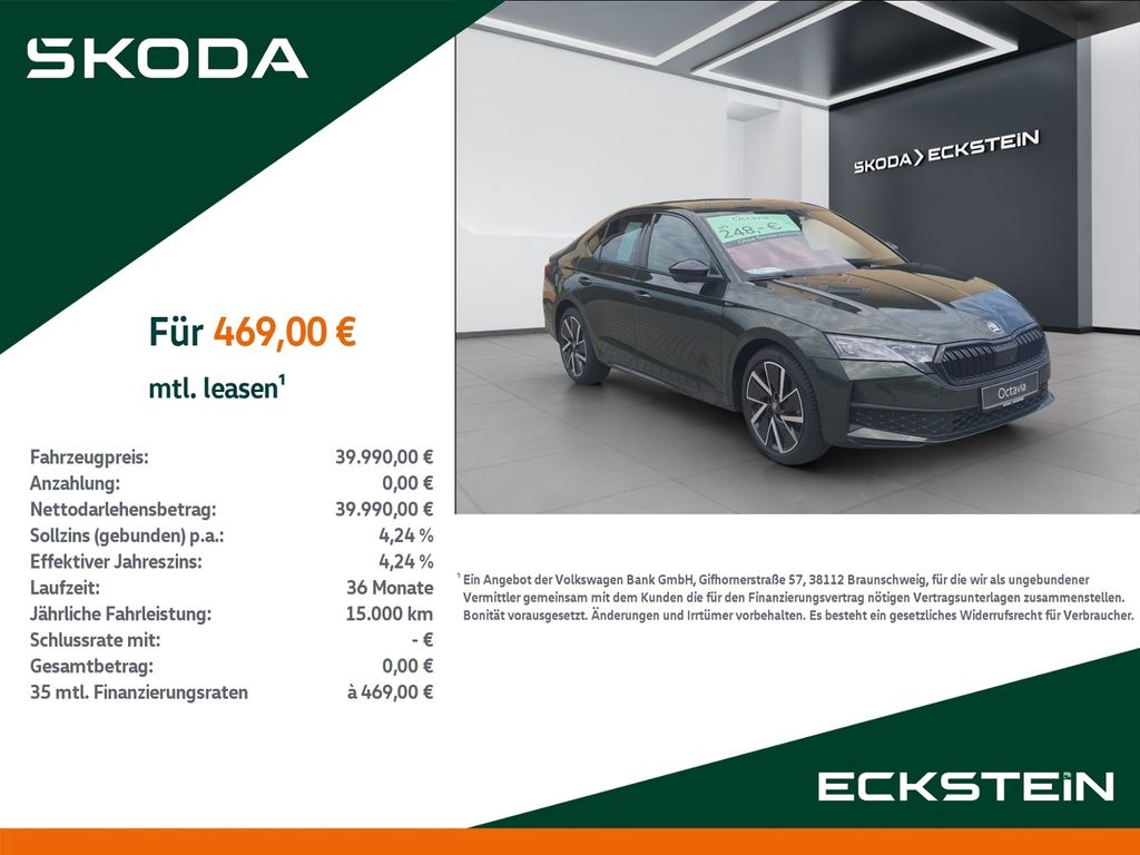 Skoda Octavia 1.5 TSI SportLine+Matrix+Winter+Fahras.