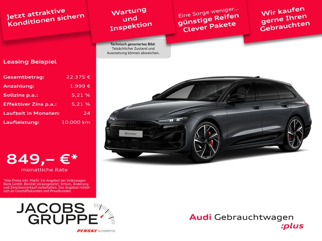 Bild des Angebotes Audi S6 Avant e-tron S-Sitze/Luftf./360°/Matrix/HuD/P