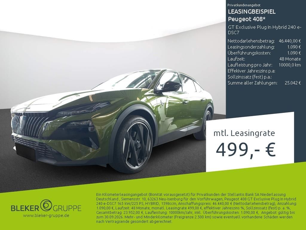 Bild des Angebotes Peugeot 408 GT Exclusive Plug In Hybrid 240 e-DSC7