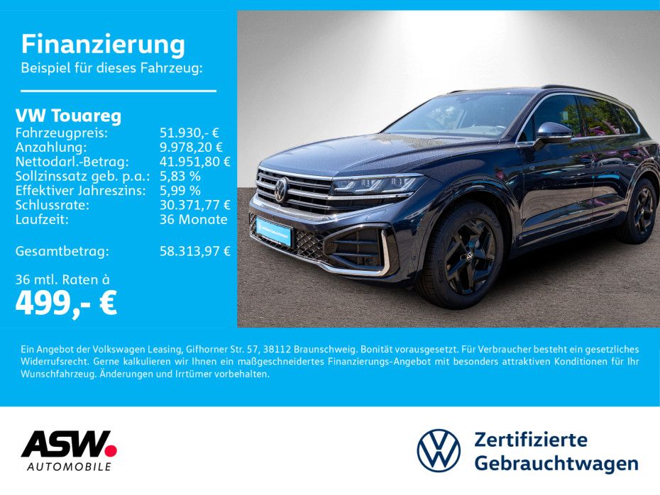 Bild des Angebotes Volkswagen Touareg R-Line 3.0TDI 4M LED 360° PANO Stdhz AHK