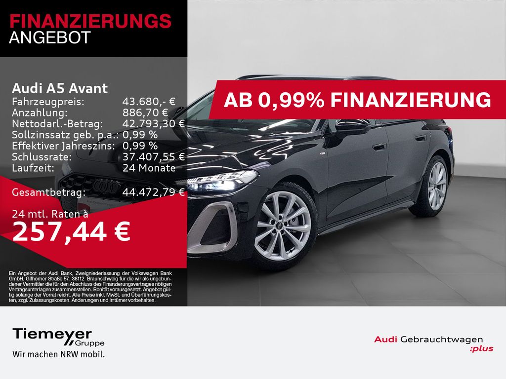 Bild des Angebotes Audi A5 Avant TFSI Q S LINE EDITION 1 LM19 LEDER AHK