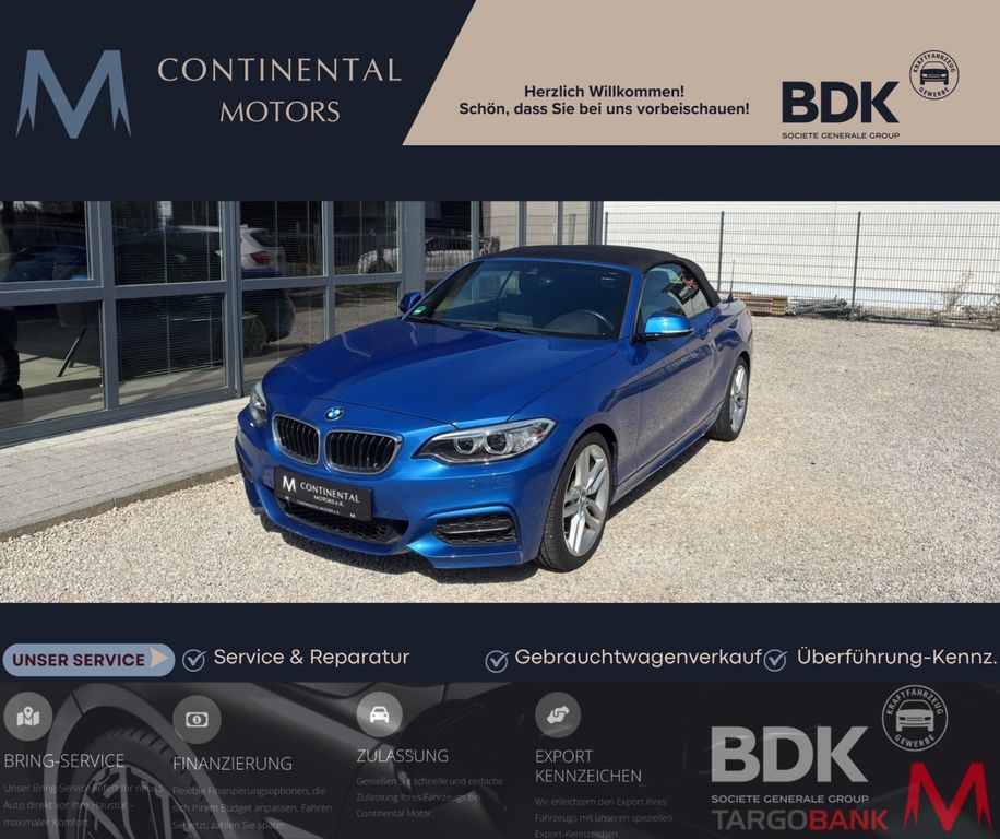 Bild des Angebotes BMW 228 i Cabrio Sport Aut  M-Sportpaket*LED*HiFI*
