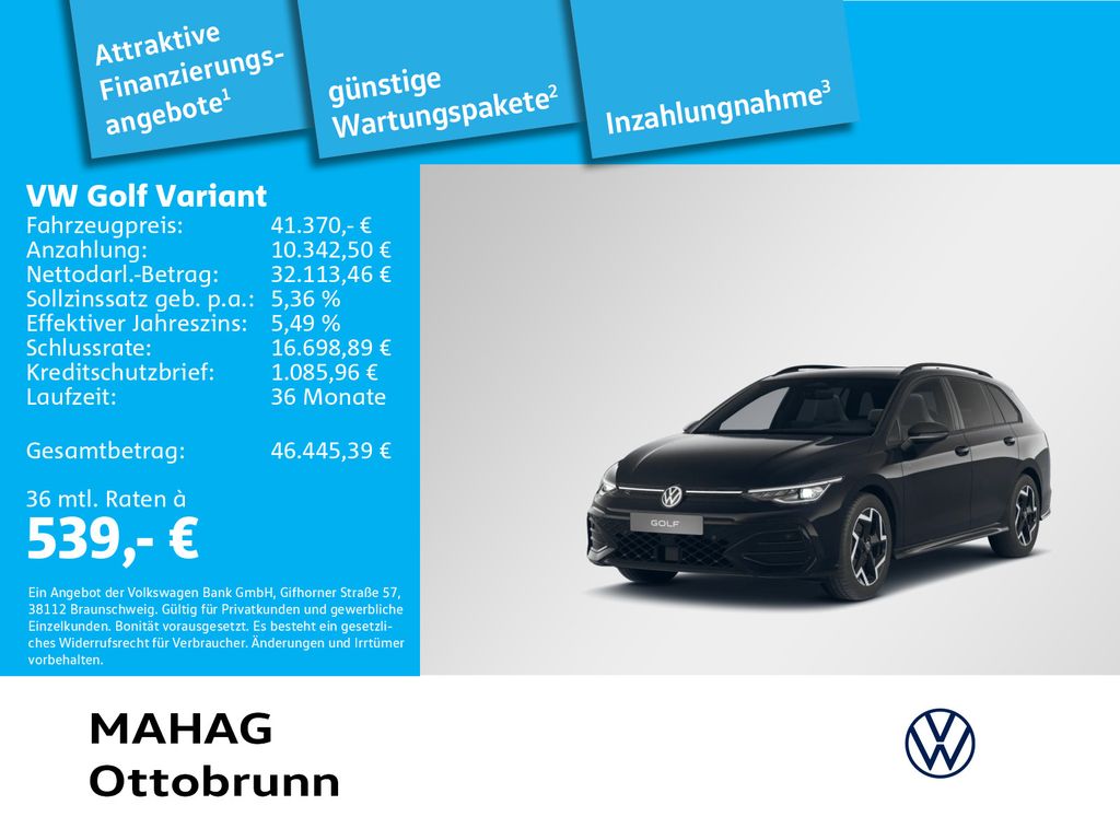 Bild des Angebotes Volkswagen Golf VIII Variant 2.0 TDI R-Line BlackStyle AHK