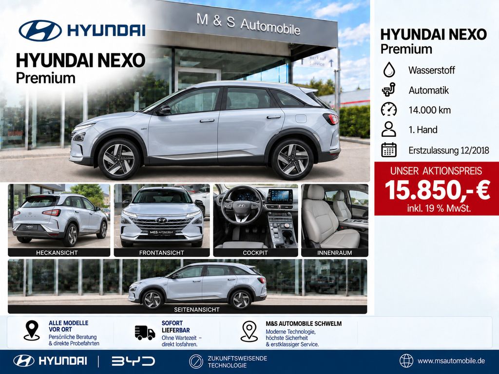 Bild des Angebotes Hyundai NEXO Premium °5.Min Volltanken-666 KM Fahren°