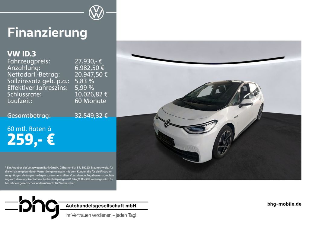 Bild des Angebotes Volkswagen ID.3 Pro Performance