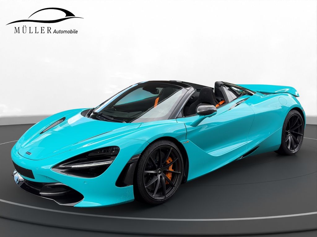 McLaren 720S Spider Performance MSO Tokyo Cyan B&W 360-g