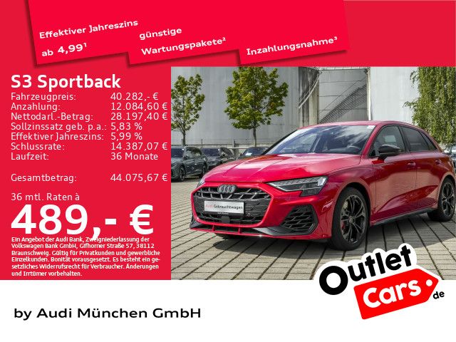 Bild des Angebotes Audi S3 Sportback TFSI S tronic Matrix/ACC/Massage