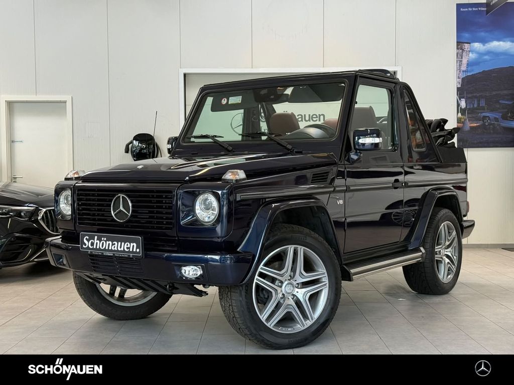 Mercedes-Benz G 500 Cabrio blau/braun NEUZUSTAND+STHZ+HISTORIE