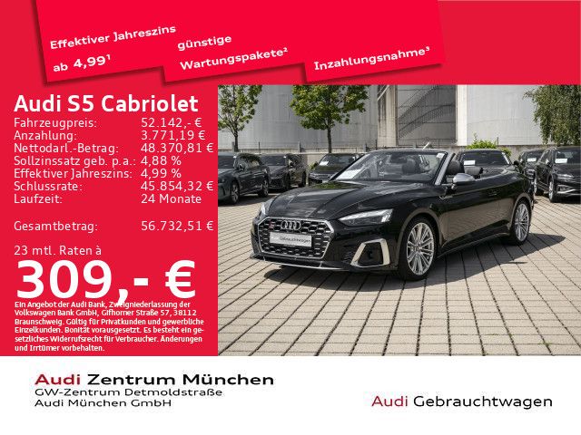 Bild des Angebotes Audi S5 Cabriolet TFSI tiptr. Matrix/Navi+/Kamera