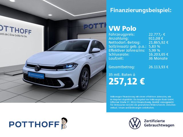 Bild des Angebotes Volkswagen Polo 1.0 TSI DSG R-LINE IQ.LIGHT KAMERA SITZHZG