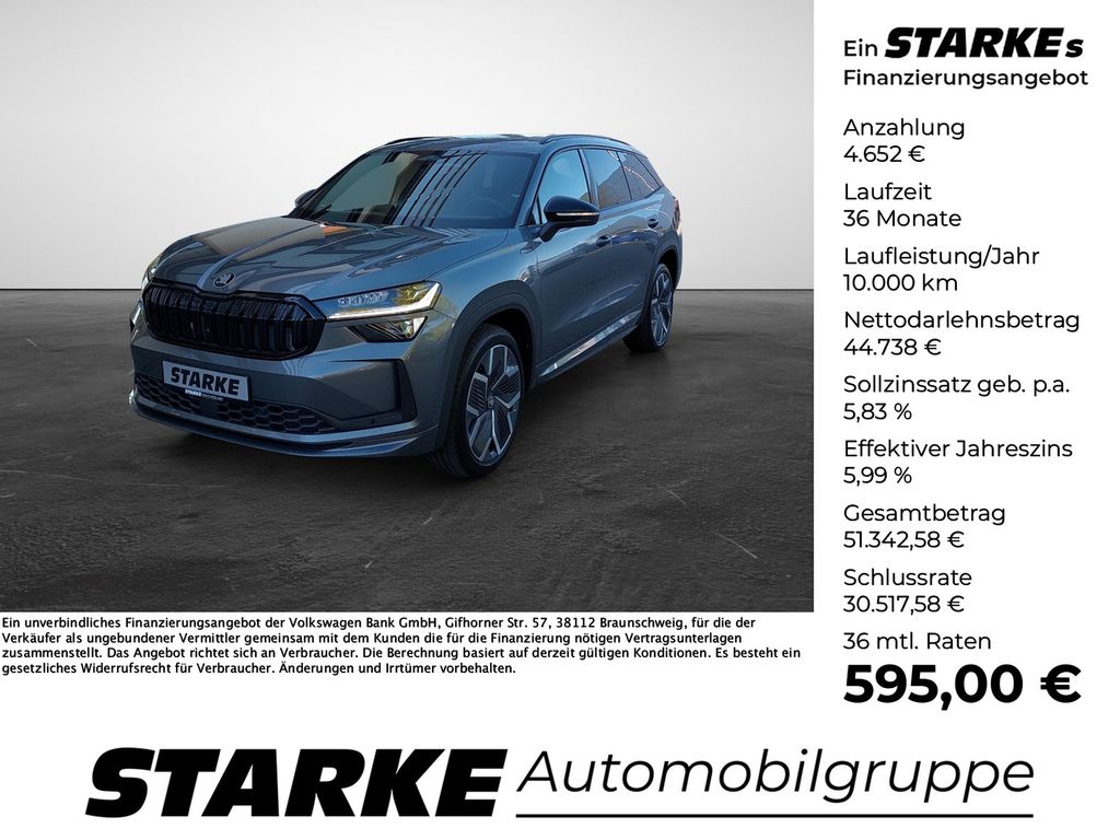 Skoda Kodiaq 2.0 TDI DSG 4x4 Sportline 7-Sitzer  Panod