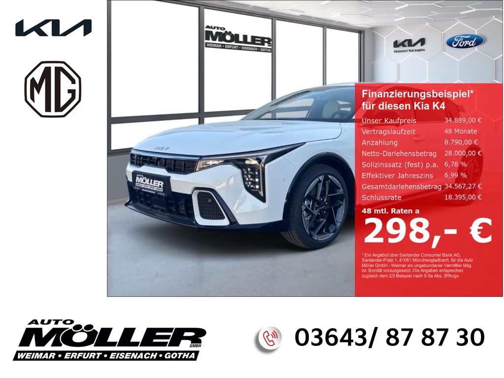 Bild des Angebotes Kia K4 1.6T DCT7 GT-Line P5-P8 360°Head-Up Leder Amb
