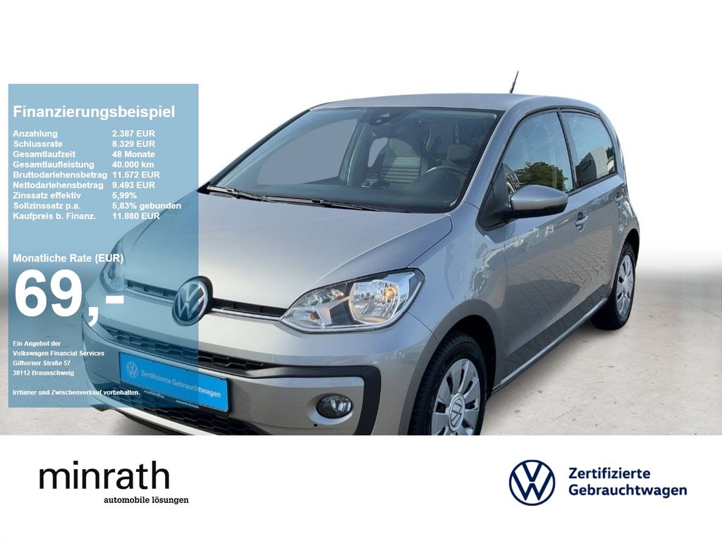 Bild des Angebotes Volkswagen move up! 1.0 MPI 4türig+KLIMA+MapsMore+RFK+SHZ