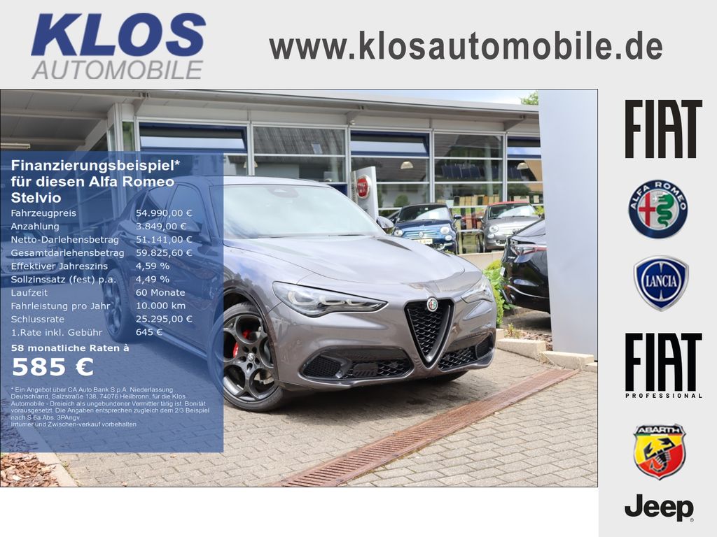 Bild des Angebotes Alfa Romeo Stelvio VELOCE 2.2 DIESEL 16V 210 PS AT8 Q4 SCHI