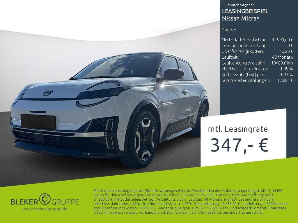 Bild des Angebotes Nissan Micra Evolve