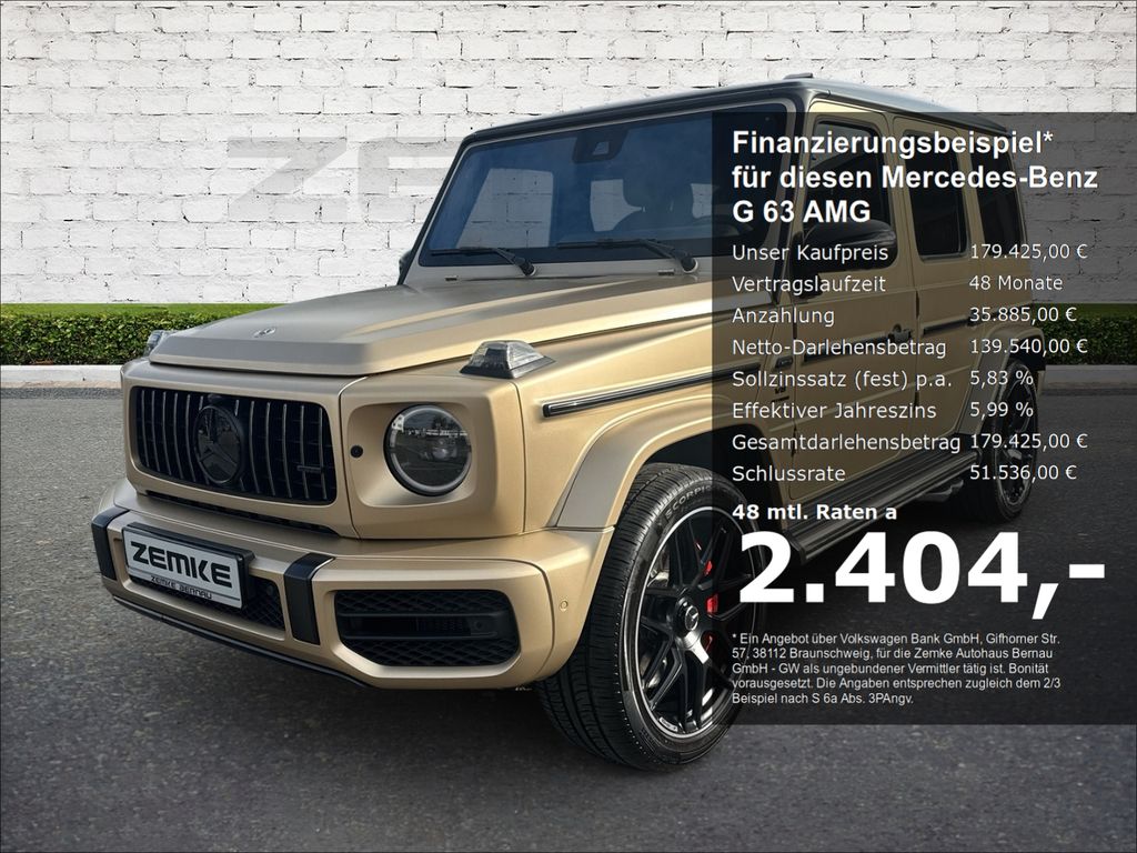 Bild des Angebotes Mercedes-Benz G 63 AMG MULTIBEAM AD StandHZG AHK Navi Leder Di