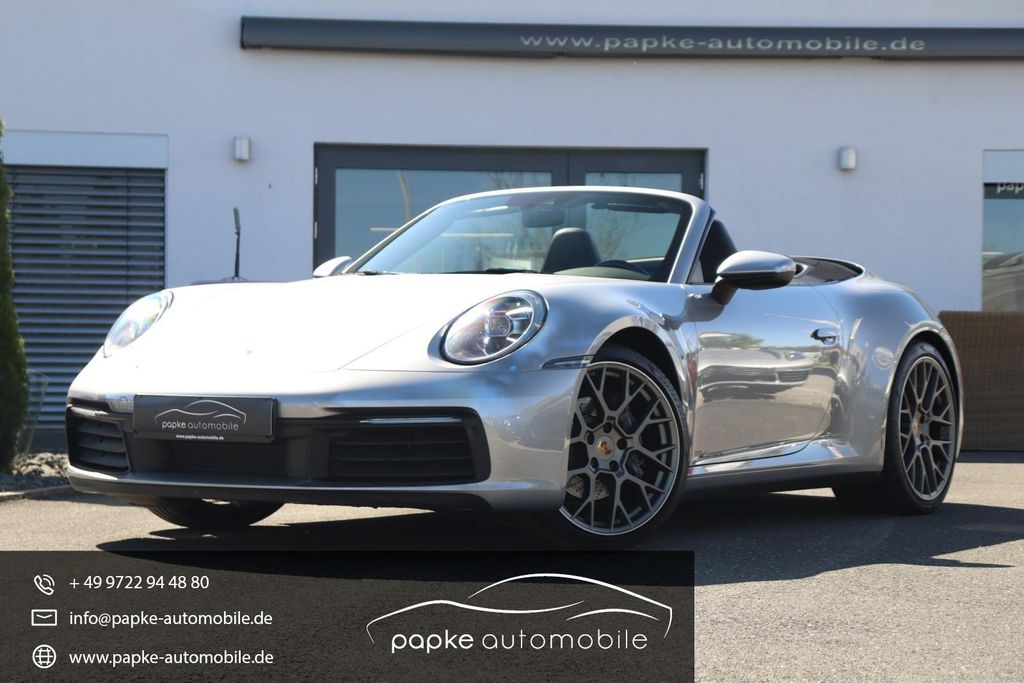 Porsche 992 Carrera Cabrio +MATRIX+PDLS+SPORT-ABGAS+21"+