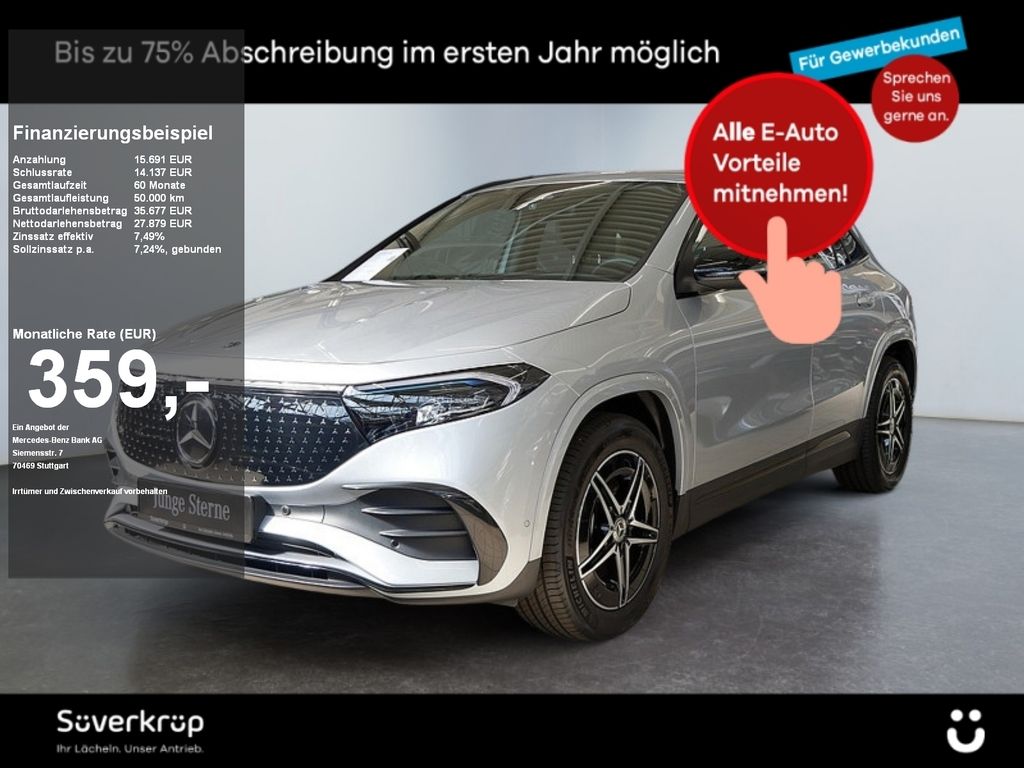 Bild des Angebotes Mercedes-Benz EQA 300 4M , AMG NIGHT AHK DISTR KAMERA SPUR PDC