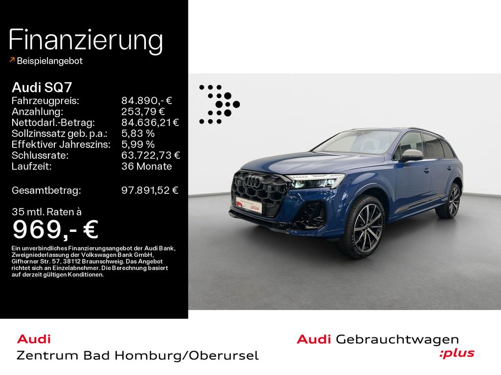 Bild des Angebotes Audi SQ7 SUV TFSI*Navi*Matrix*Alu*AHK*HUD*B&O*PDC*Car