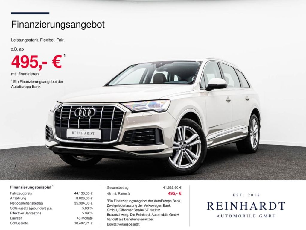 Bild des Angebotes Audi Q7 50TDi Q 20Z./LED/TEMPOMAT/KAM./DSP/BELÜFTUNG